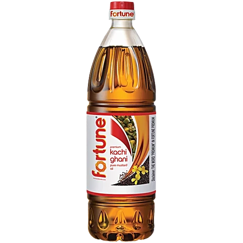 Fortune Premium Kachi Ghani Pure Mustard Oil, 500 ml Bottle