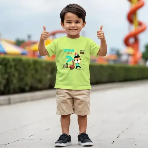 Baby Boys Printed Pure Cotton Regular T Shirt